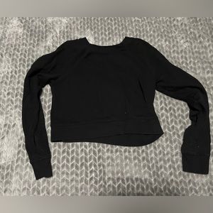 Black crop top
